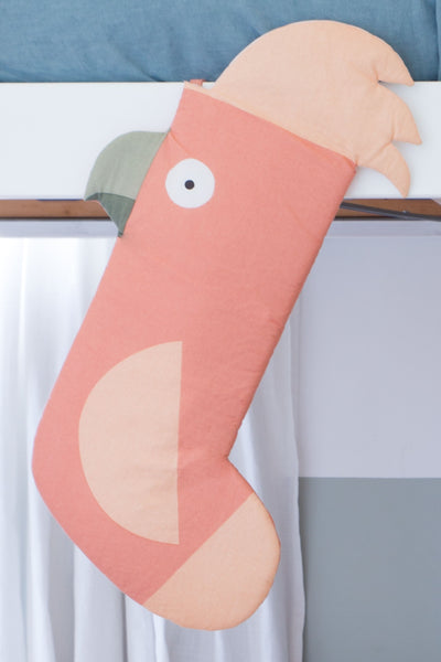 **SECOND** Wiggles Piggles x Philip Bunting Christmas Stocking (Galah)