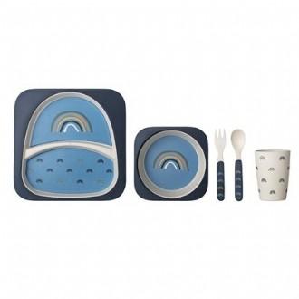 Bloomingville Mini Rainbow Bamboo Set (Blue)