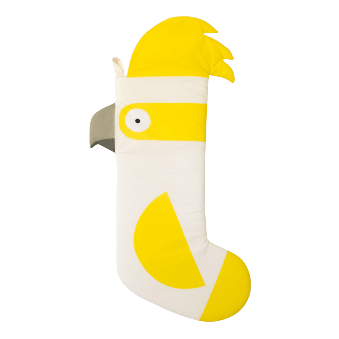 Wiggles Piggles x Philip Bunting Christmas Stocking (Cockatoo)