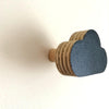 Cloud Wall Hook - Black - Wiggles Piggles  - 3