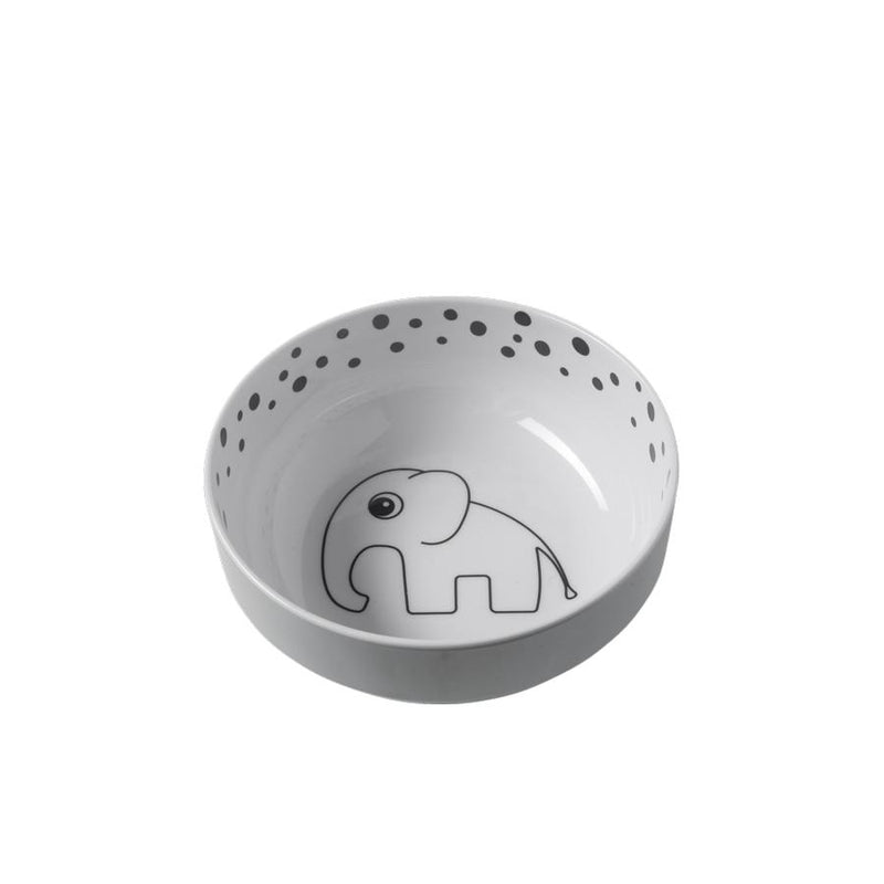 Done by Deer Happy Dots Yummy Bowl (Grey)
