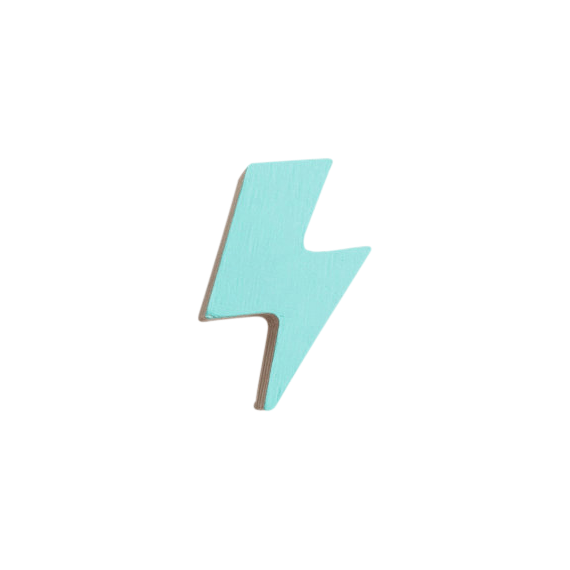 Lightening Bolt Hook - Mint