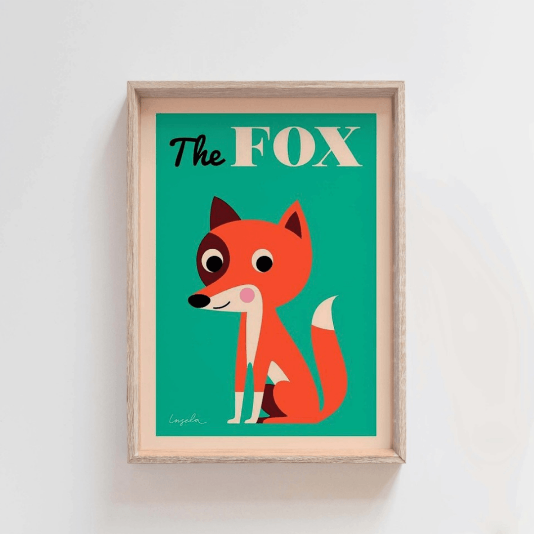 Omm Design Fox Poster
