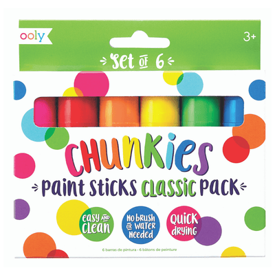 Ooly Bright Chunkies Paint Sticks (Set of 6)