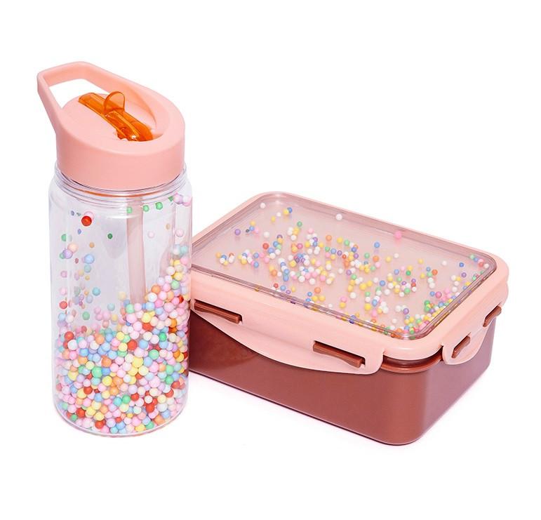 Petit Monkey Popsicles Lunchbox (Desert Rose)