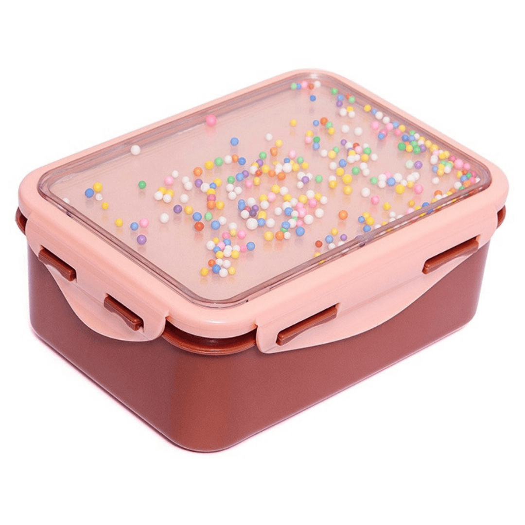 Petit Monkey Popsicles Lunchbox (Desert Rose)