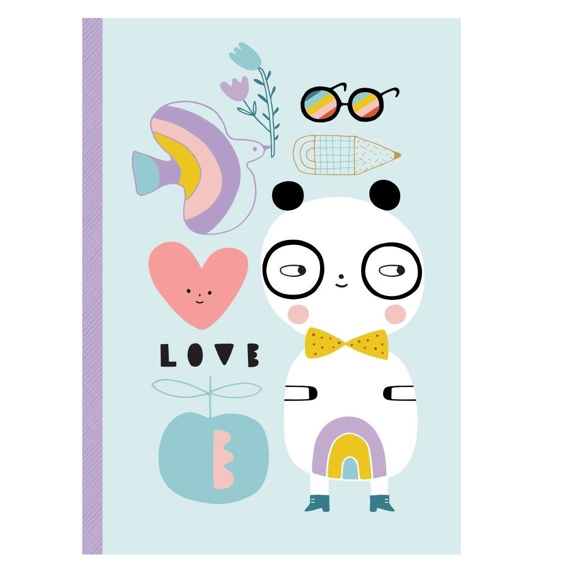 Petit Monkey Notebook (Panda Love)