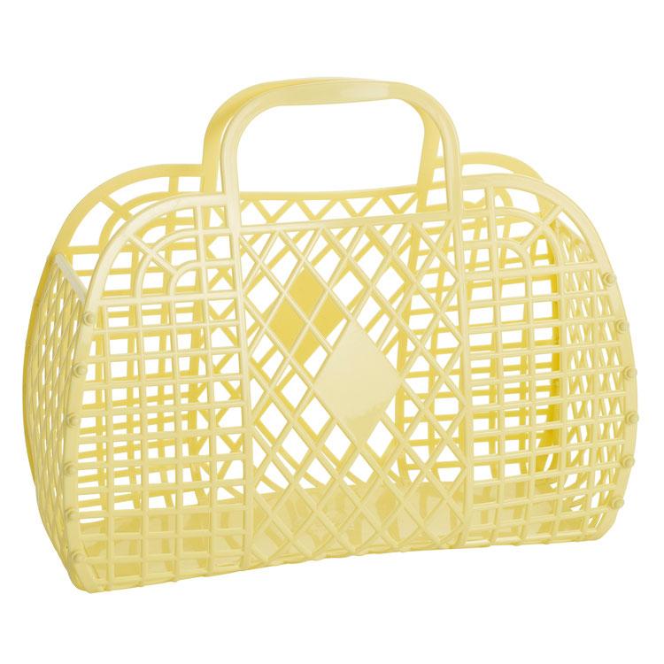 Sun Jellies Yellow Basket (Large)