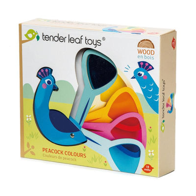 Tender Leaf Toys Peacock Colours