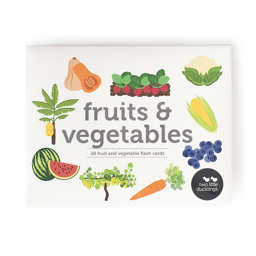 Fruits and Vegetable Flash Cards