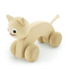 Wooden Push Along Kitty - Wiggles Piggles  - 1