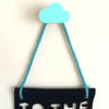 Cloud Wall Hook - Mint - Wiggles Piggles  - 1
